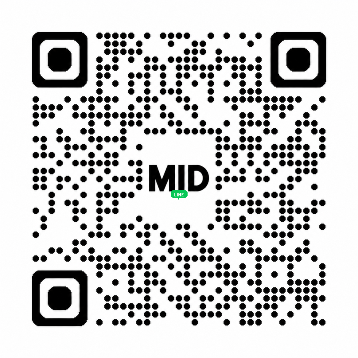 MID Japan LINE account QR code